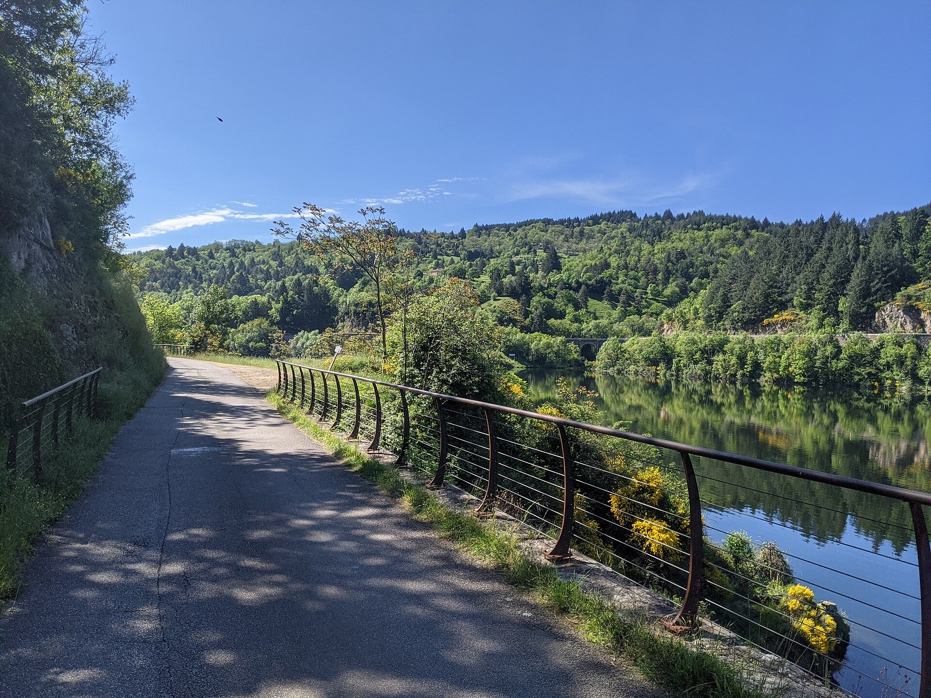 Dolce_Via_-_Chemin_d'Eyrium Dolce Via près de Saint-Agrève – voie douce en Ardèche